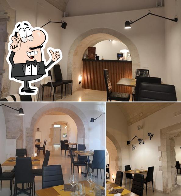 Gli interni di Osteria Imperfetta