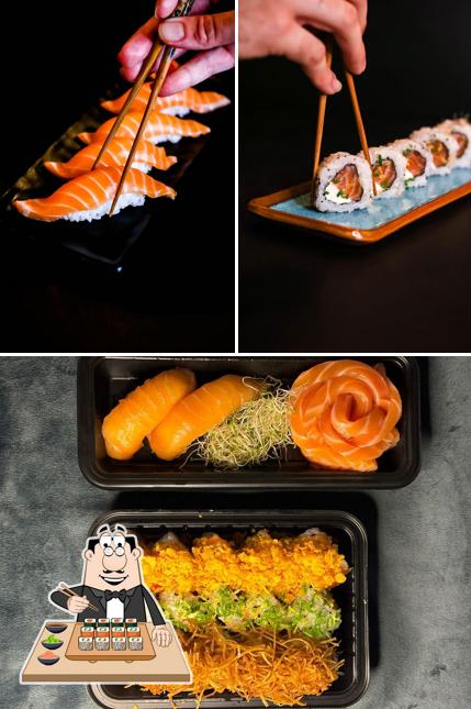 Experimente diversas opções de sushi