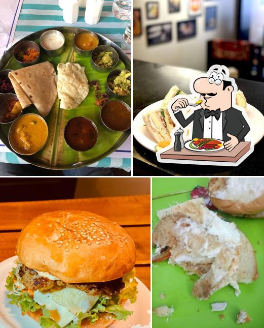 Pulled pork sandwich at Kozhikode Beach