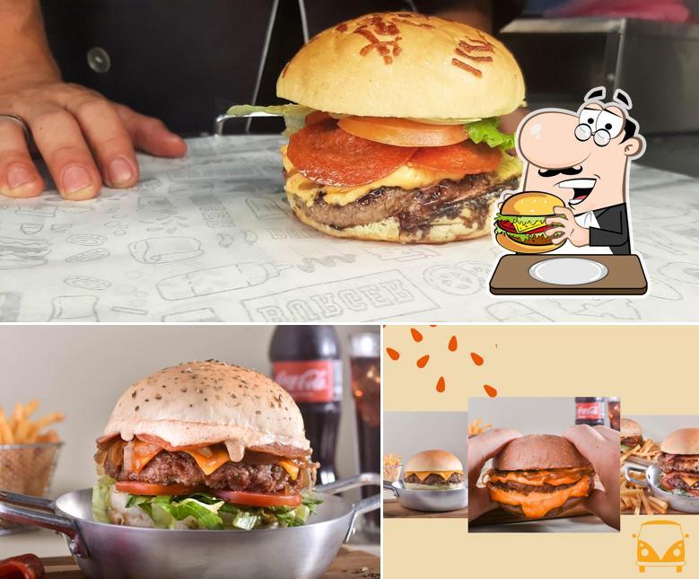 Delicie-se com um hambúrguer no King Kombi