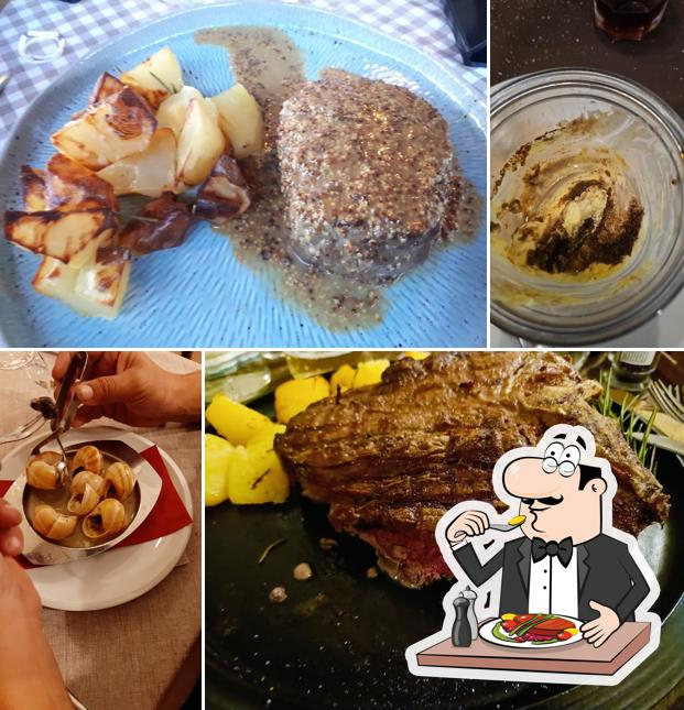 Cibo al Ristorante Fuoco di Brace