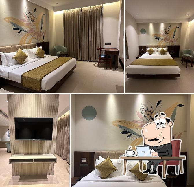 The interior of Hotel Bawa Udaipur