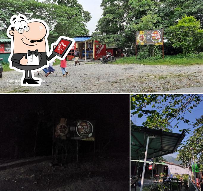 The exterior of Riverside Restaurant and Cafe