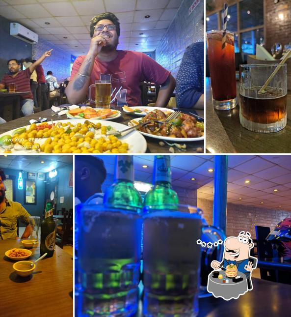 Chocolate mousse at The West End Mughlai Darbar