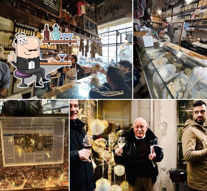 Gli interni di Vecia Hostaria dai Naneti