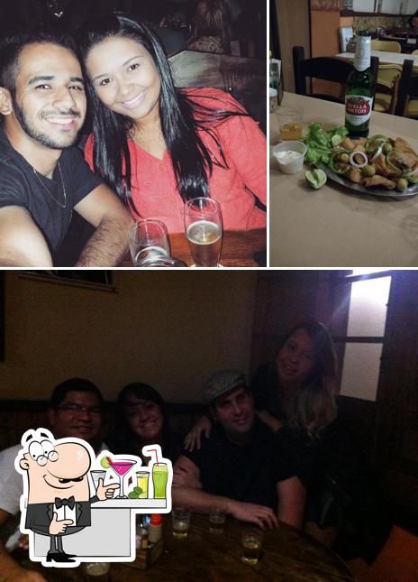 Confira a ilustração apresentando balcão de bar e mesa de jantar no Terra Chã