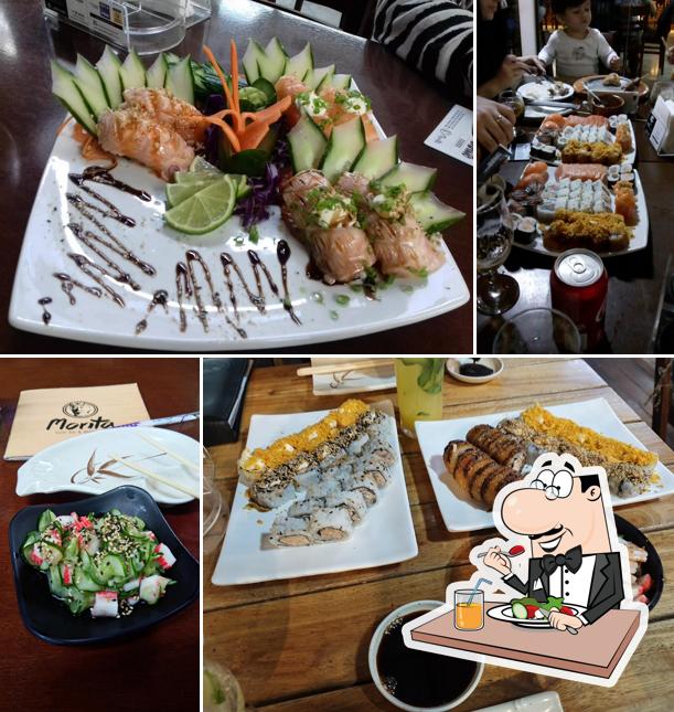 Comida em Sushi Bar Morita