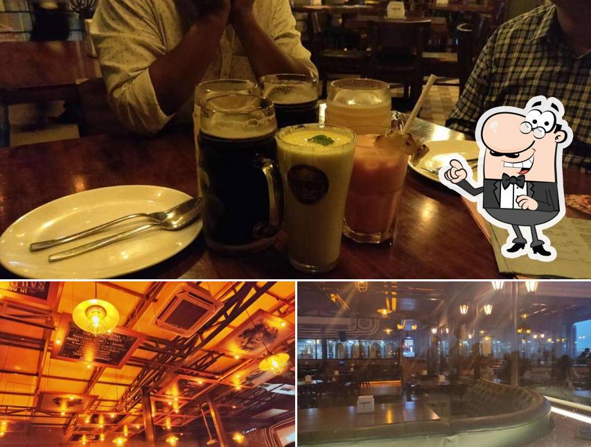 The restaurant's interior and exterior