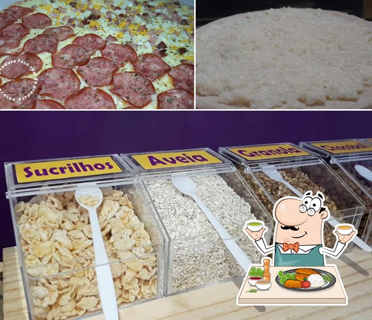 Comida em Pizzaria + Q pizza