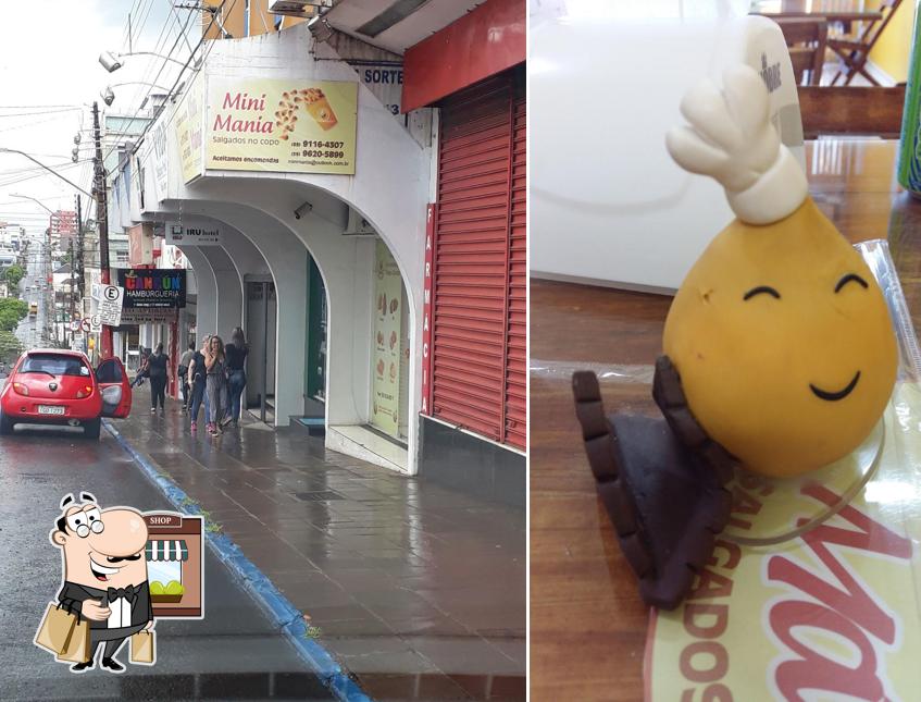 Mini Mania Salgados no Copo