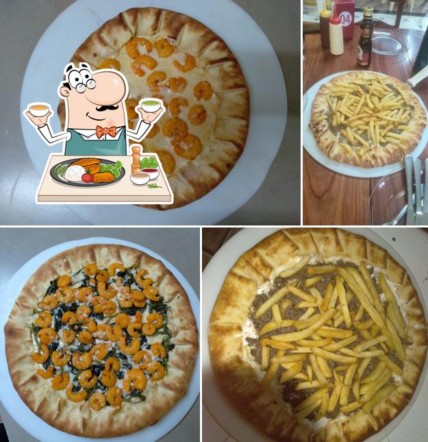 Platos en pizzaria primor