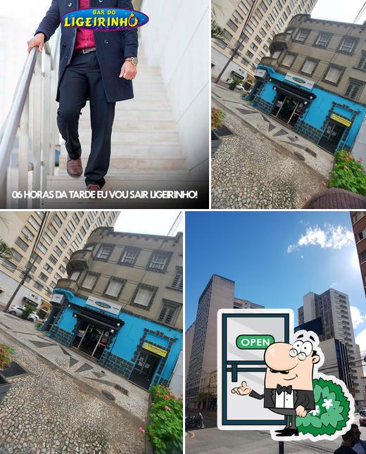 O exterior do Bar do Ligeirinho