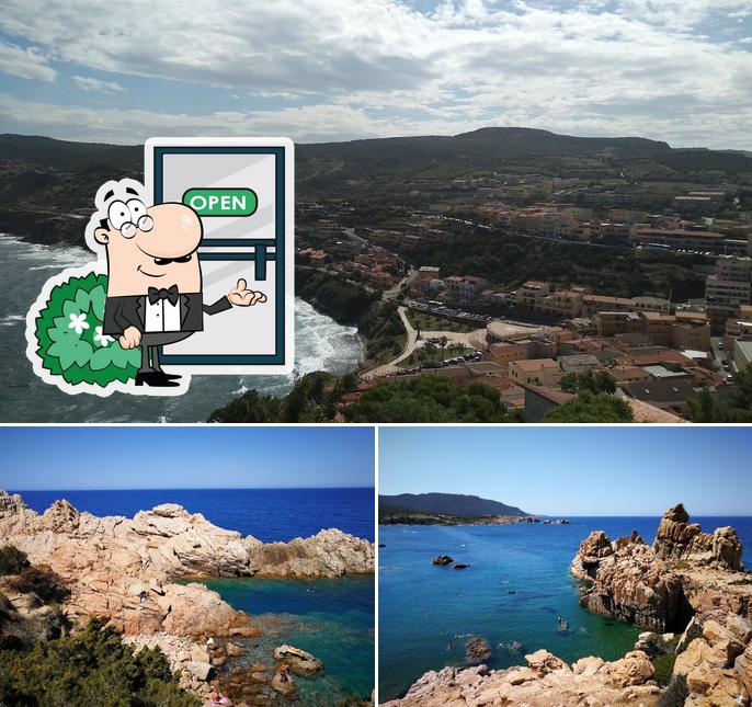 Vous pouvez prendre un bol d'air frais dans l'espace ouvert de Sax Bar di Virdis Salvatore & C. S.N.C