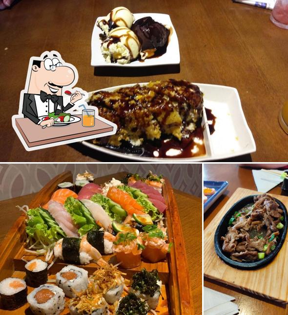 Platos en Hokan Sushi Bar