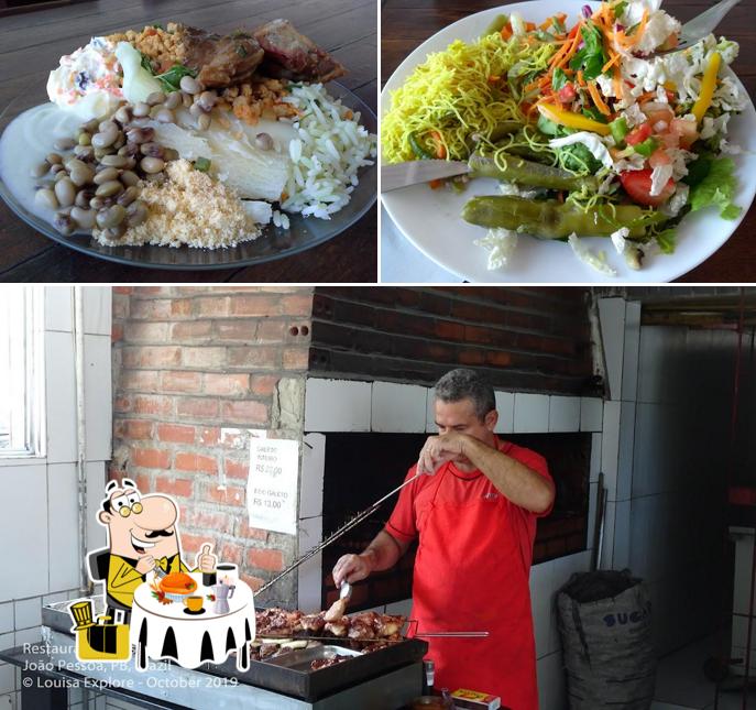 Platos en Restaurante Passagem Gold