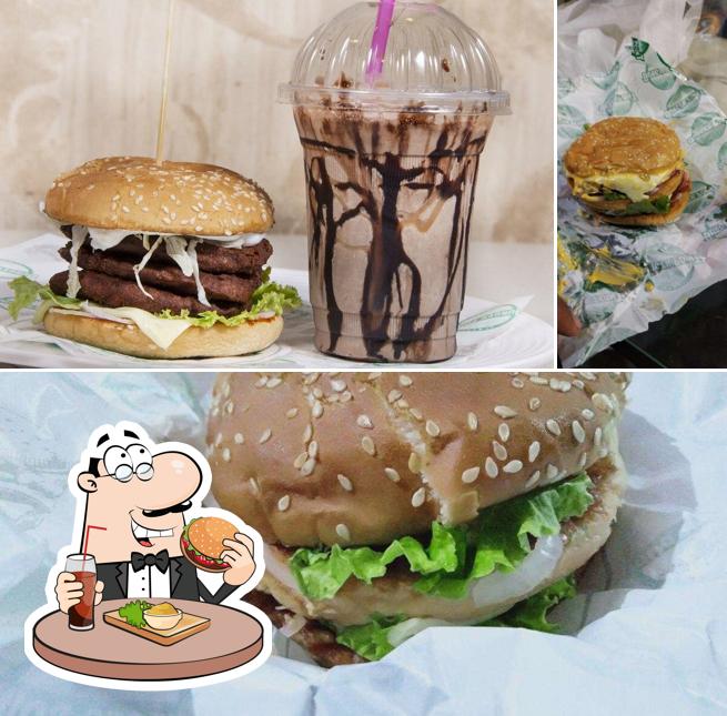 Order a burger at Burger point