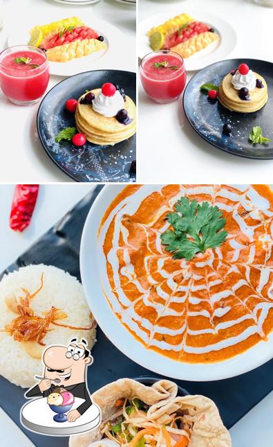 Cafe serves a range of desserts