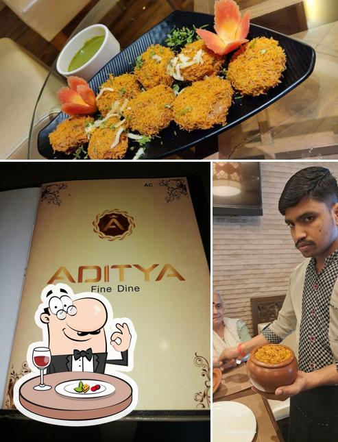 Food at Aditya fine dine and bar & Aaradhya Banquet