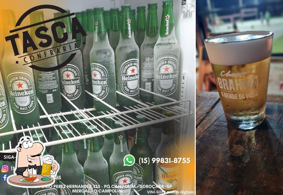 Você pode tomar um copo de cerveja leve ou escura