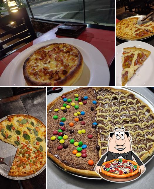 Escolha diversos tipos de pizza