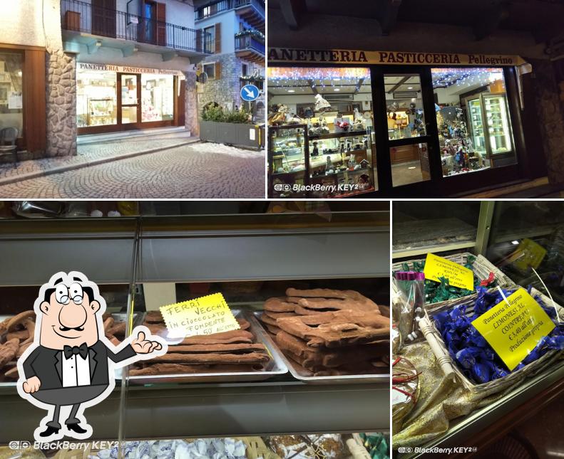 Confetteria Pasticceria Panetteria Pellegrino si caratterizza per la interni e cibo