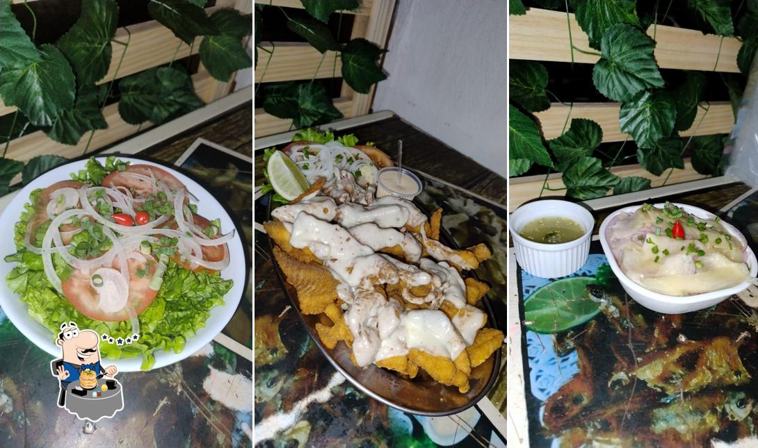 Platos en Casa do Peixe do Bosque Bar e Petiscaria