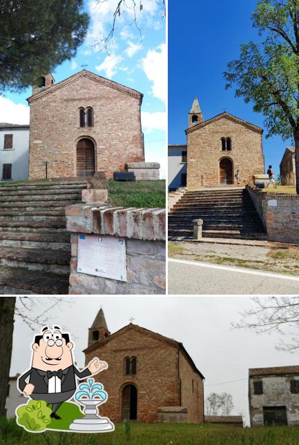 Gli esterni di Trattoria San Basilio