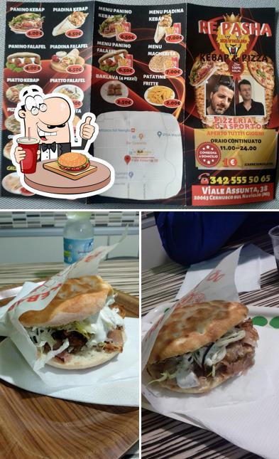 Ordina un hamburger a Re Pasha