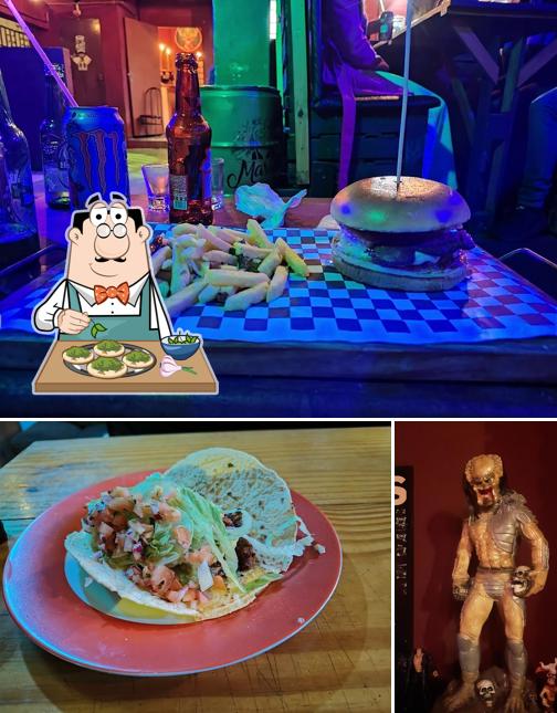 Tacos em Junkyard Beer Club