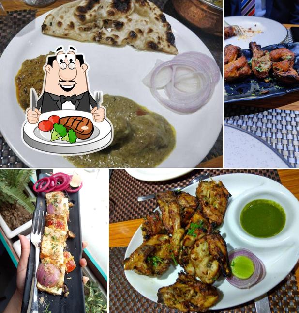 Meat meals are offered by Rampur Kitchen