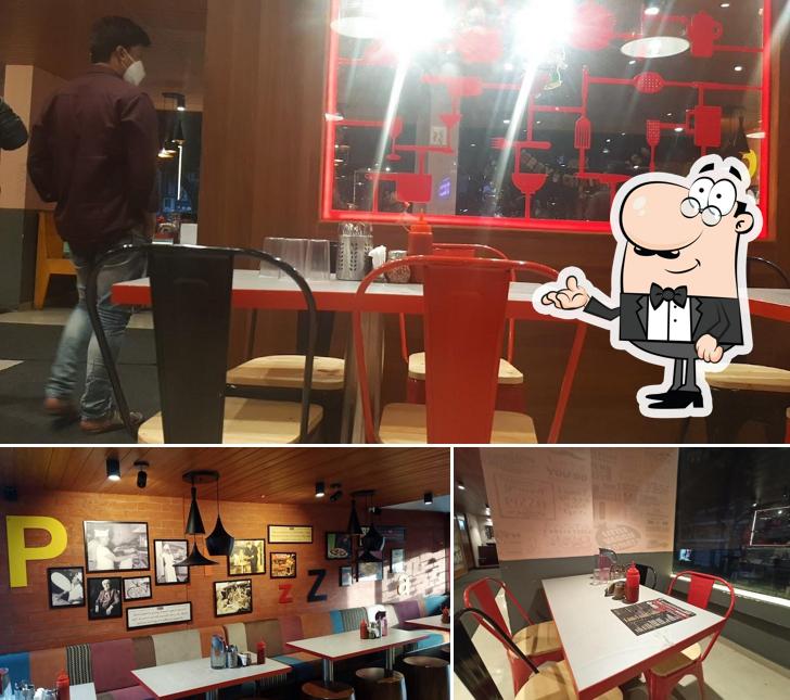 Check out how PIZZA ZONE looks inside