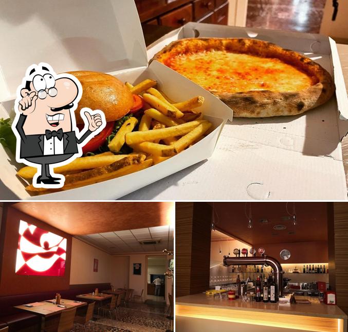 La immagine della interni e cibo di Pizzeria Italia