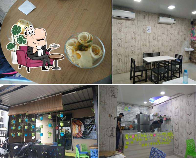 The interior of Zero Degree Celsius Ice Creams