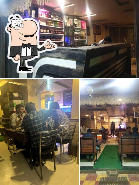 The interior of Shravani Veg Nonveg & Bar Restaurant