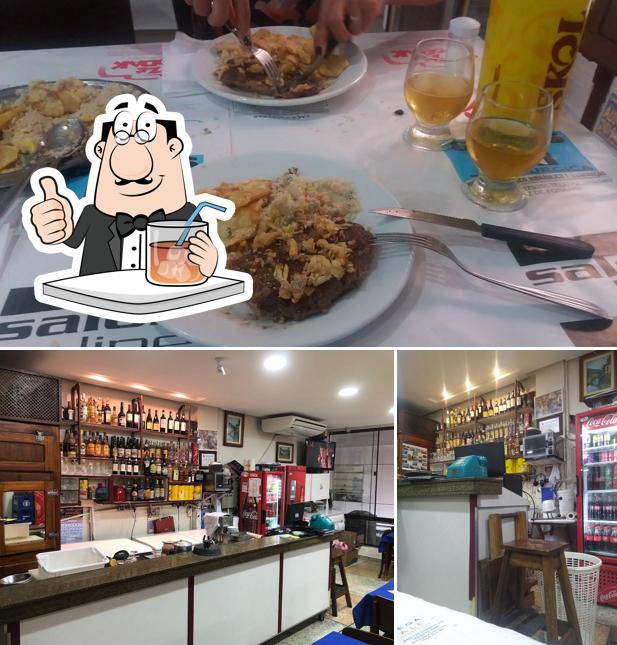 Peça uma bebida do menu