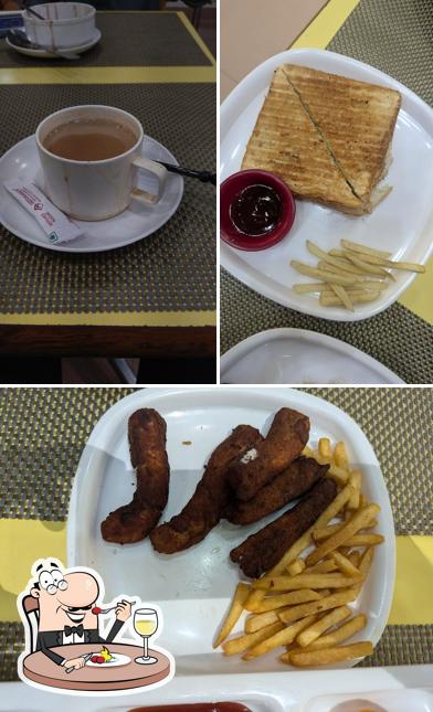 Food at SideWalk Coffee Shop