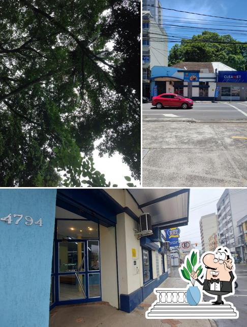 O exterior do Sorveteria Rei