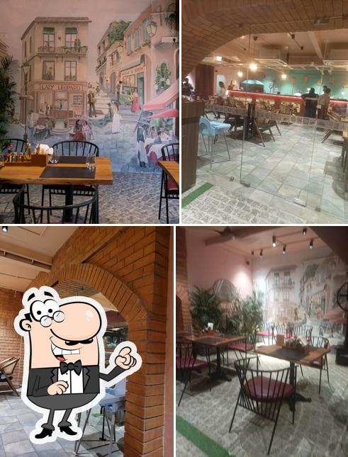 The interior of Lazy Leopard