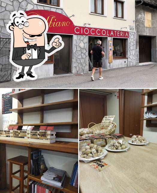 Dai un'occhiata agli interni di Cioccolateria Robbiano