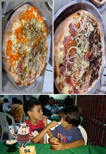 Platos en Pizzaria Dirceu NC Pizzas e Sorvetes