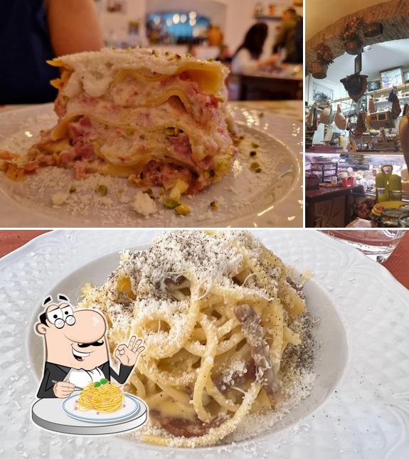 Spaghetti alla carbonara al La fraschetta dei 5 sensi