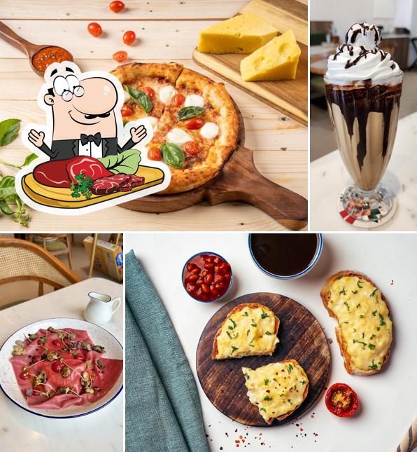 Beef carpaccio at Roastea - Curated Coffee And Tea Artisans HRBR