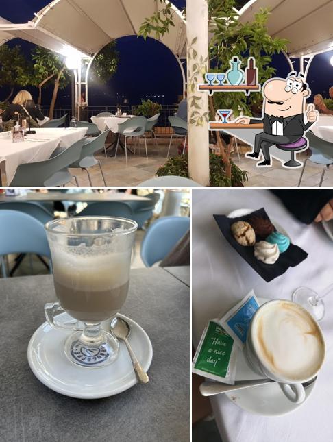 Gli interni di Ristorante con terrazzo