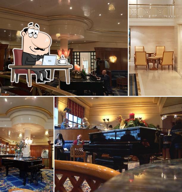 Gli interni di Savoy Brasserie & Bar