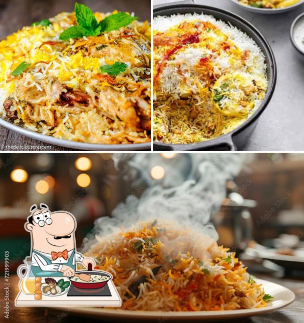 Fried rice at DAWAT DARBAR MULTI CUISINE RESTAURANT BEEF AND CHICKEN