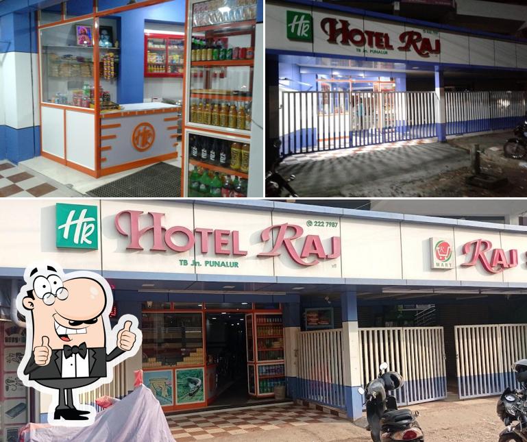 Here's a pic of Hotel Raj