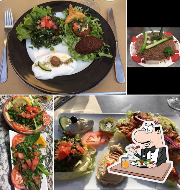 Nourriture à Restaurant Le Cèdre