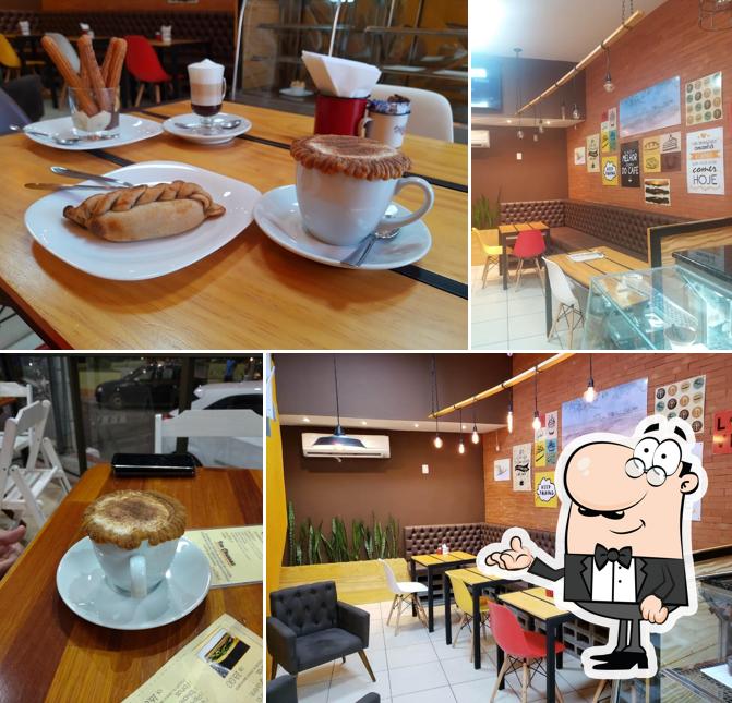 Veja imagens do interior do Café com Churros