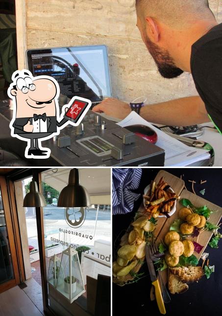 Gli esterni di quadrifoglio bar cucina espressa