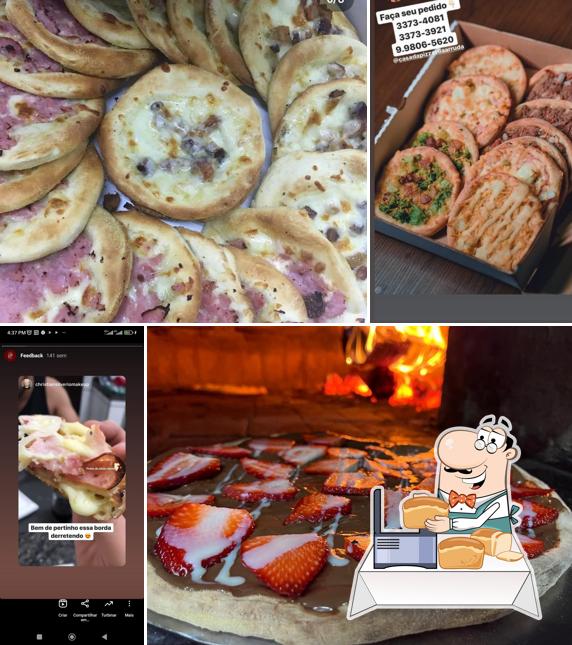 Pão-com-alho em Santo Uda Pizzaria Pizzaria Itapetininga Esfihas Itapetininga